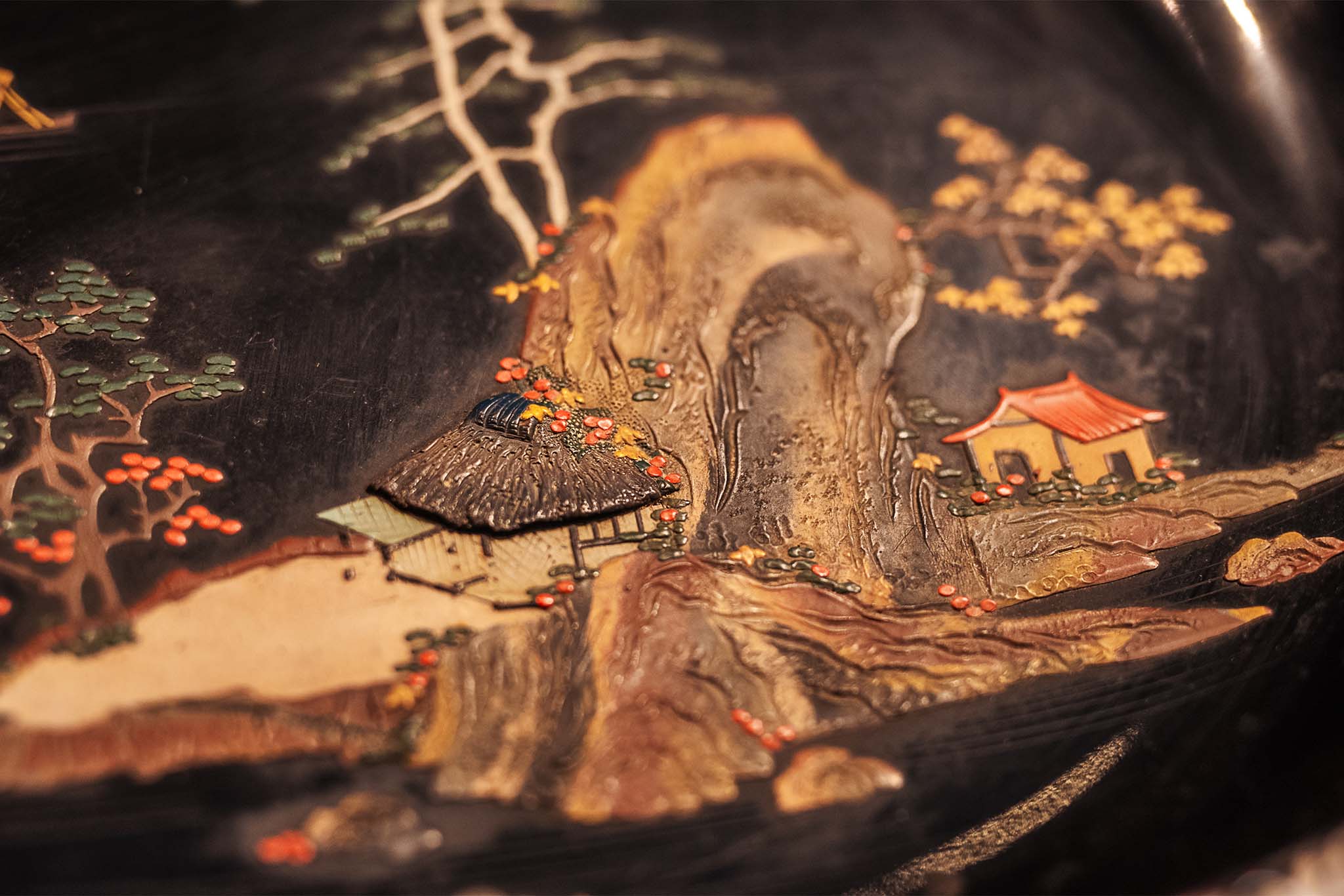 魚デザインの漆器文箱.琉球漆器 琉球漆器 重箱 重箱 – 角萬漆器